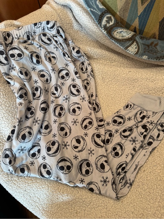 Disney Other - Disney Gray Pajama Pants with Black Jack Skellington Faces